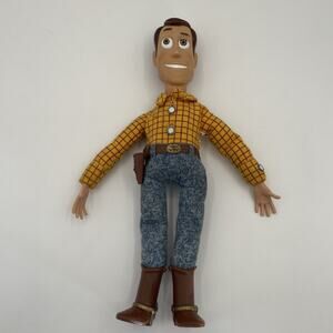 Disney Toy Story Woody 11" Doll - Push Button Talking Woody Tested Working